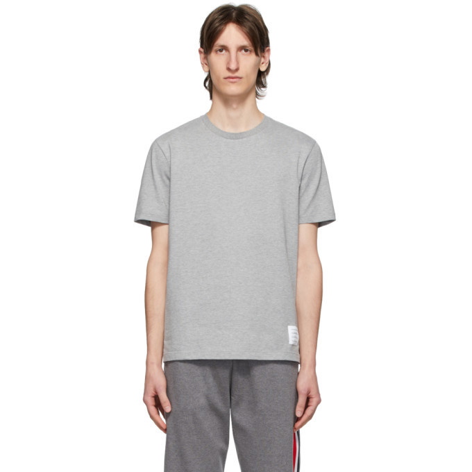 Photo: Thom Browne Grey Tennis Icon T-Shirt