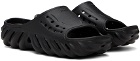 Crocs Black Echo Slides
