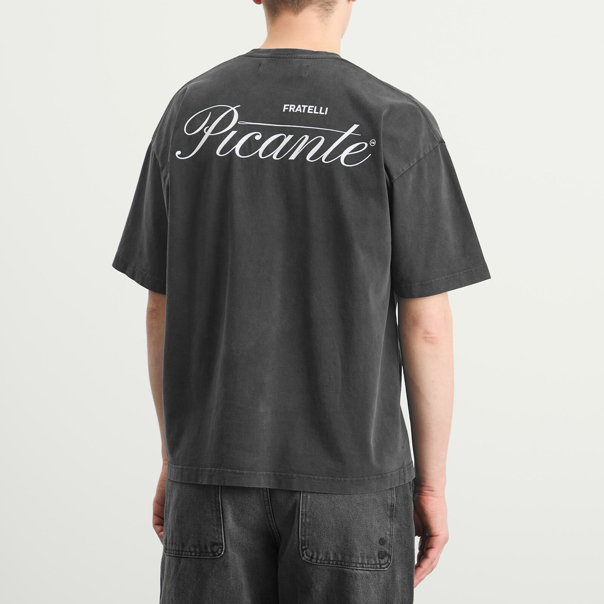 Picante Men's Tailor T-Shirt in Washed Black
