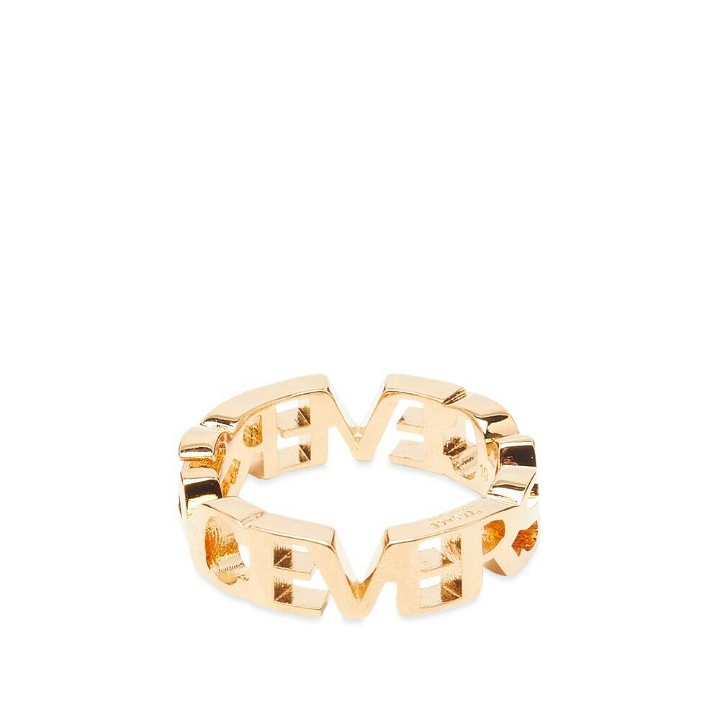 Photo: Versace Men's Logo Ring in Gold