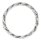 WWW.WILLSHOTT Silver Double Rope Ring