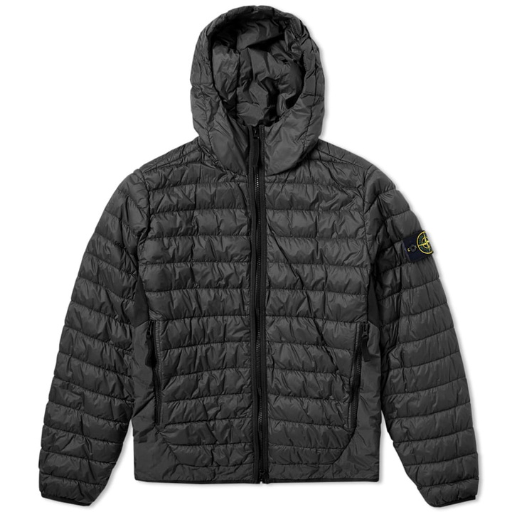 Photo: Stone Island Garment Dyed Micro Yarn Down Hooded Jacket