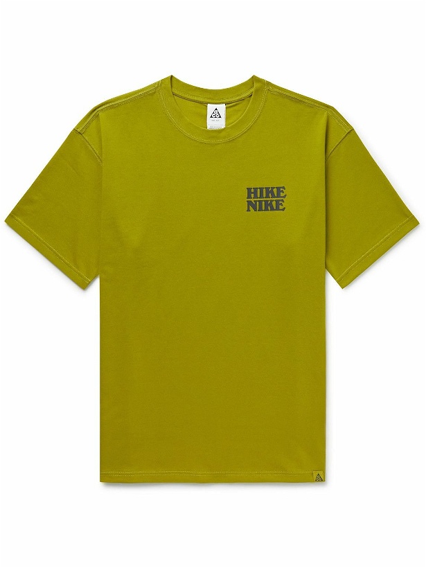Photo: Nike - ACG NRG Printed Jersey T-Shirt - Green