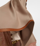 Loro Piana - Kirna leather-trimmed cashmere cape