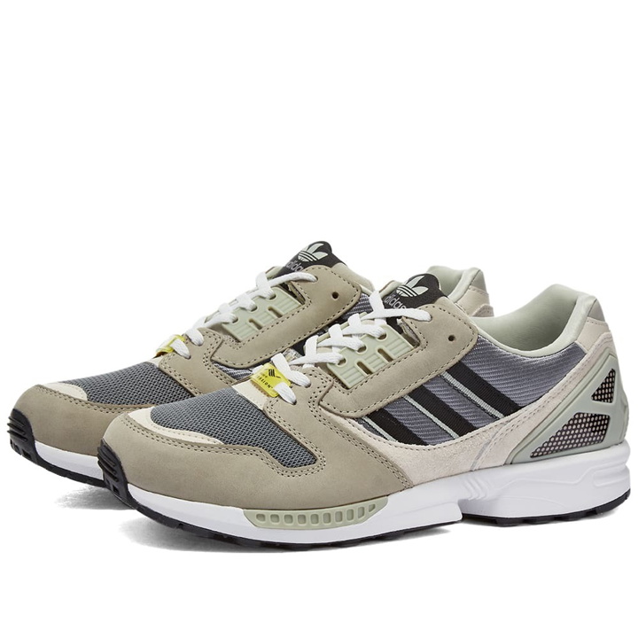 Photo: Adidas Men's ZX 8000 Sneakers in Feather Grey/Core Black
