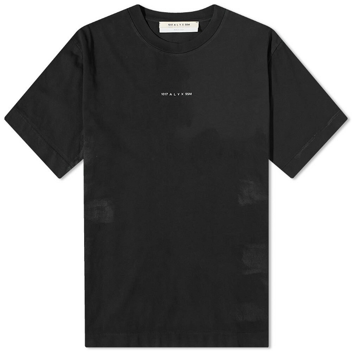 Photo: END. x 1017 ALYX 9SM 'Neon' Treated Logo T-Shirt in Black