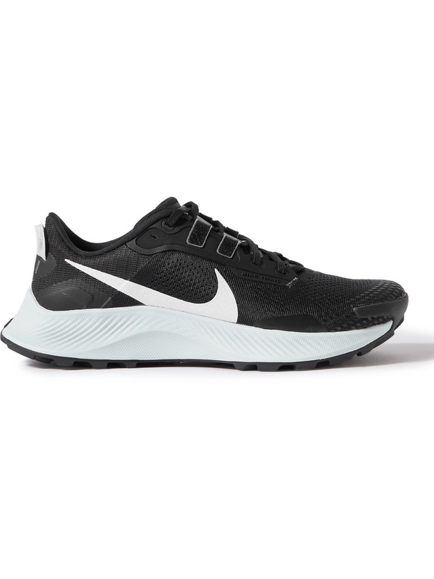 Photo: Nike Running - Pegasus Trail 3 Mesh and Rubber Sneakers - Black