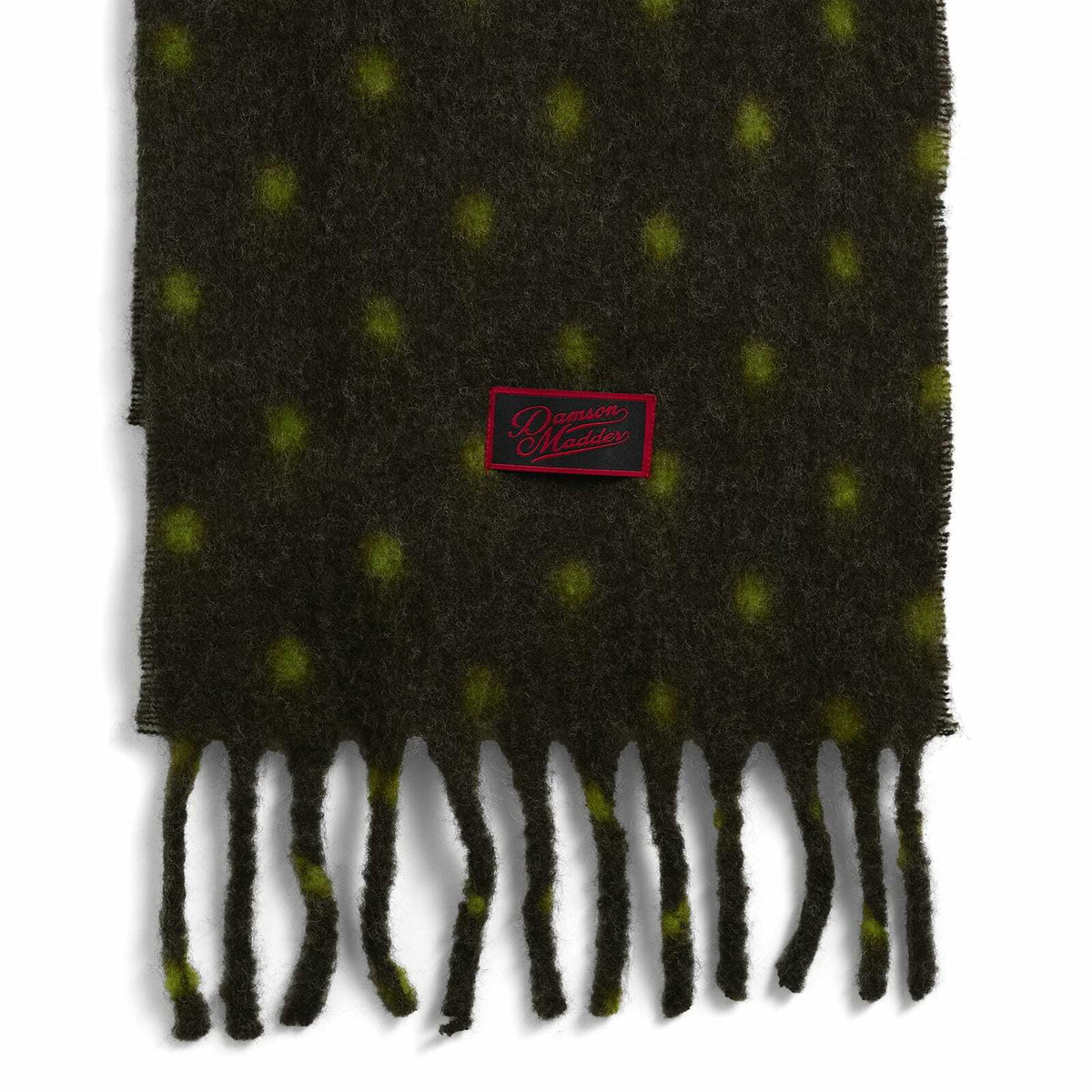 Damson Madder Women's DM Fluffy Scarf in Charcoal 