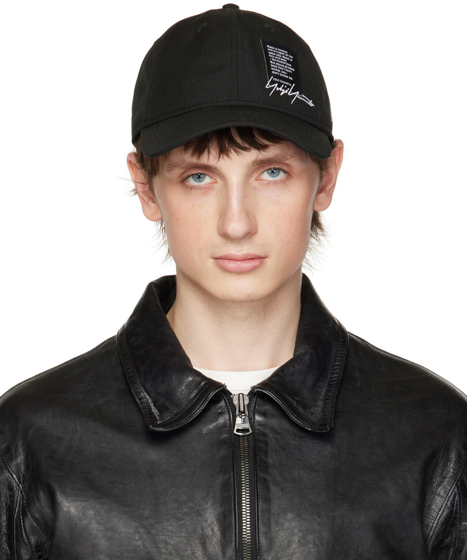 Yohji Yamamoto Black New Era Edition Gore-Tex Small Logo Cap Yohji