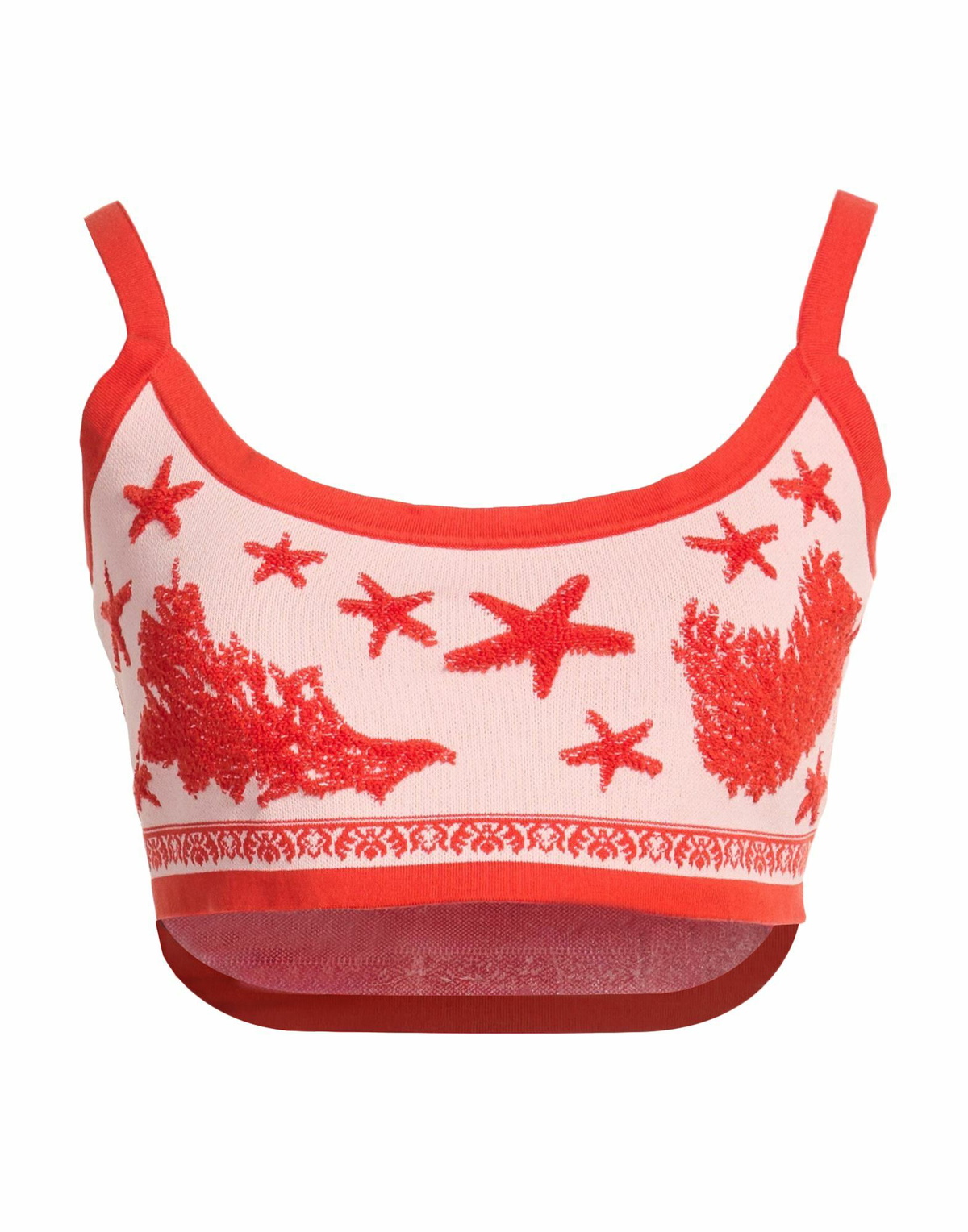 Versace Womens Top in Tomato red