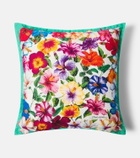 Dolce&Gabbana Casa Floral silk twill cushion