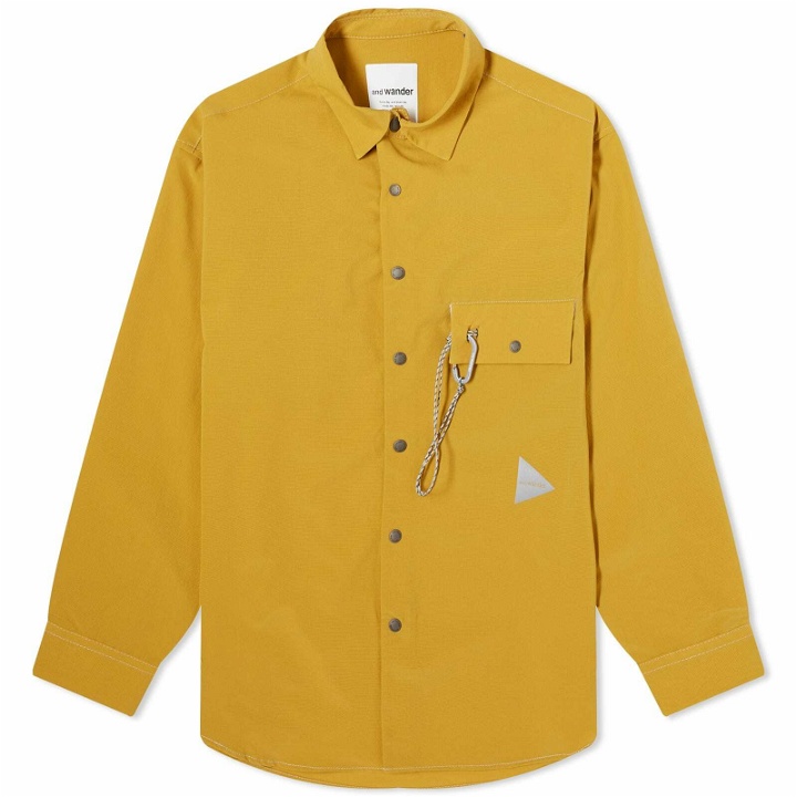 Photo: and wander Men's Dry Breathable Shirt in Yellow