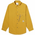 and wander Men's Dry Breathable Shirt in Yellow