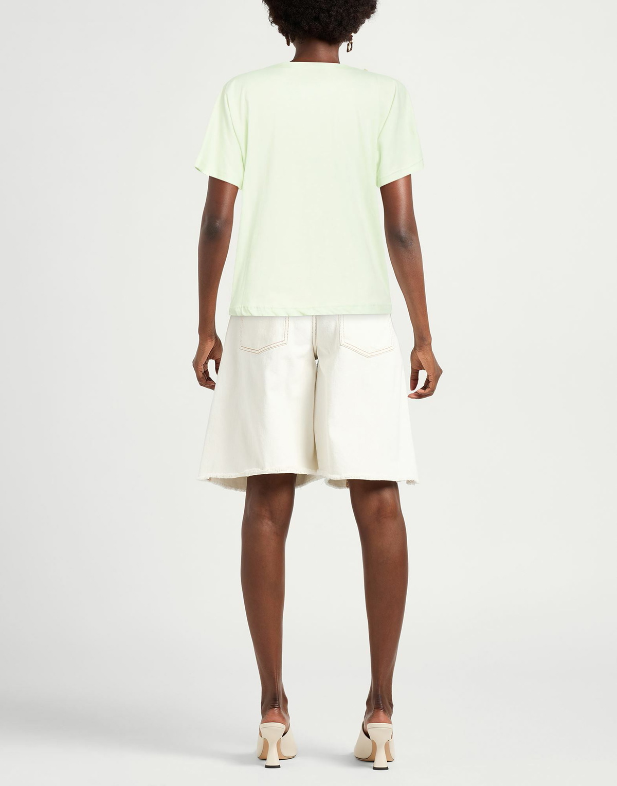 Jijil Womens T-shirt Light in Green