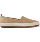 Mulo - Suede Espadrilles - Brown