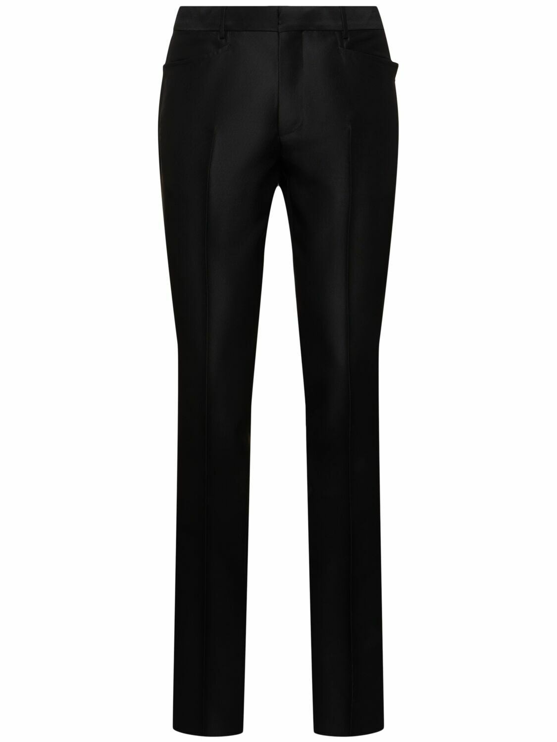 Photo: TOM FORD Atticus Wool Blend Faille Pants