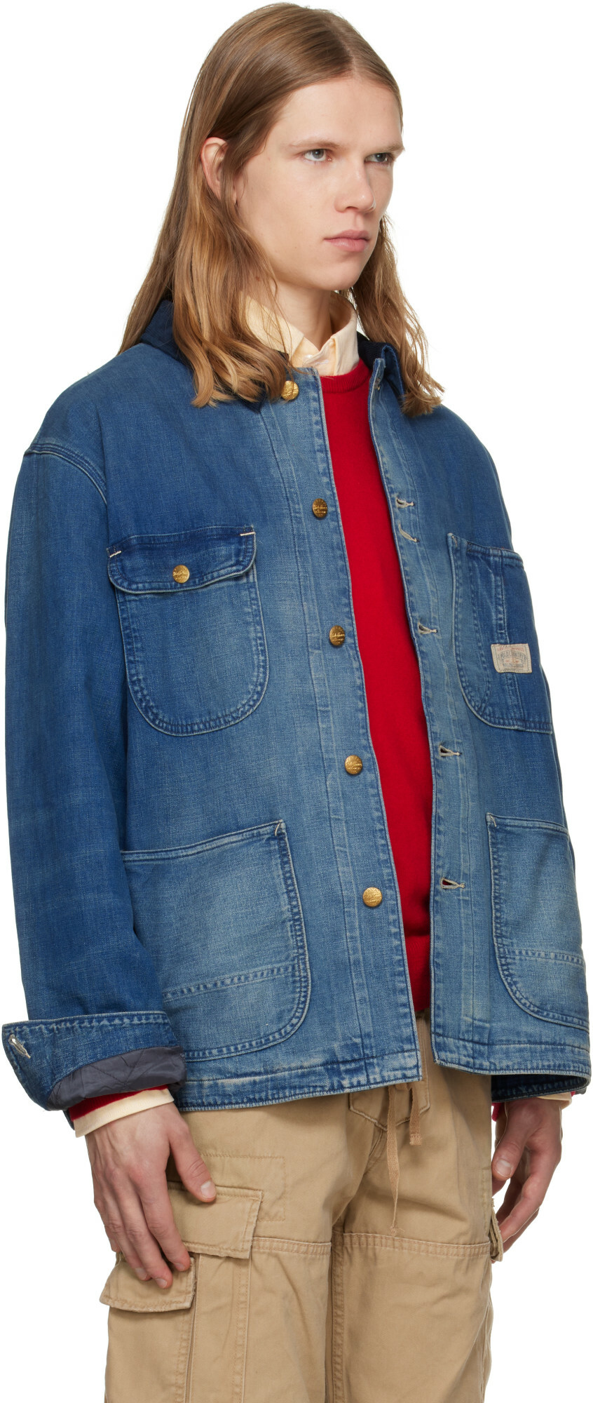 Polo Ralph Lauren Blue Denim Utility Jacket