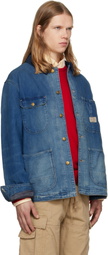 Polo Ralph Lauren Blue Denim Utility Jacket