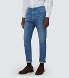 Brunello Cucinelli Distressed slim-leg jeans