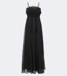 Zimmermann Polka-dot ruffled maxi dress