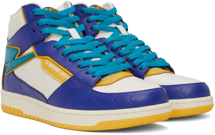 BAPE Blue & White STA 88 Mid #1 M1 Sneakers A Bathing Ape