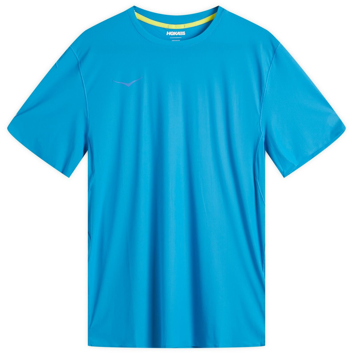 HOKA ONE ONE Men's M Airolite Run Short Sleeve in Hoka Blue