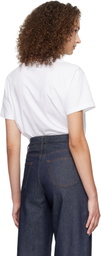 A.P.C. White Boxy Micro Logo T-shirt