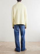 The Elder Statesman - Coast Oversized Cotton-Jersey Sweatshirt - Yellow