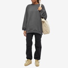 Patta Women's Femme Basic Raglan Crewneck Sweater in Raven