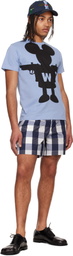 Walter Van Beirendonck Navy Basic Shorts