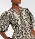 Ulla Johnson Harriet printed cotton poplin midi dress