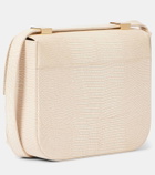 DeMellier Vancouver croc-effect leather crossbody bag