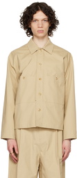 LE17SEPTEMBRE Beige Patch Pocket Jacket