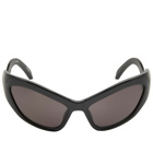 Balenciaga Women's BB0319S Sunglasses in Black/Grey 