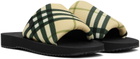 Burberry Beige Trek Sandals