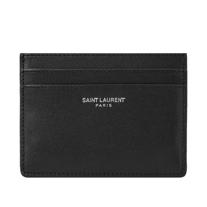 Photo: Saint Laurent Smooth Leather Card Holder