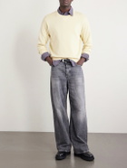 Visvim - Jumbo SB Wool and Cotton-Blend Jersey Sweatshirt - Yellow