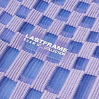 LASTFRAME Women's Sheer Ichimatsu Market Bag Small in Lavender