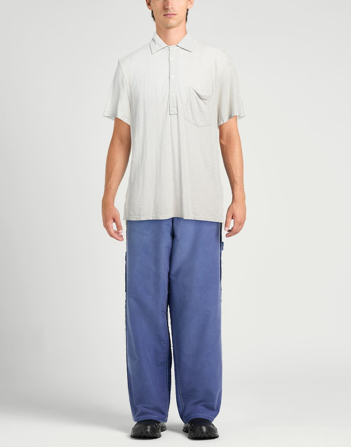 Barena Mens Polo shirt Light in Grey