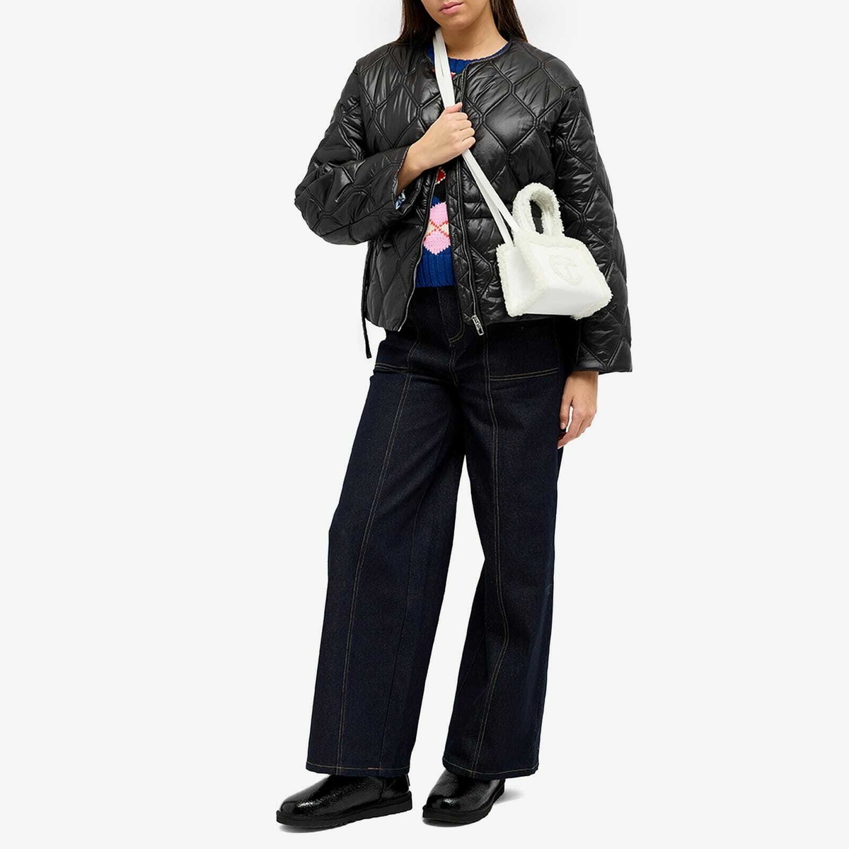 UGG Women's x TELFAR Small Shopper Bag in White