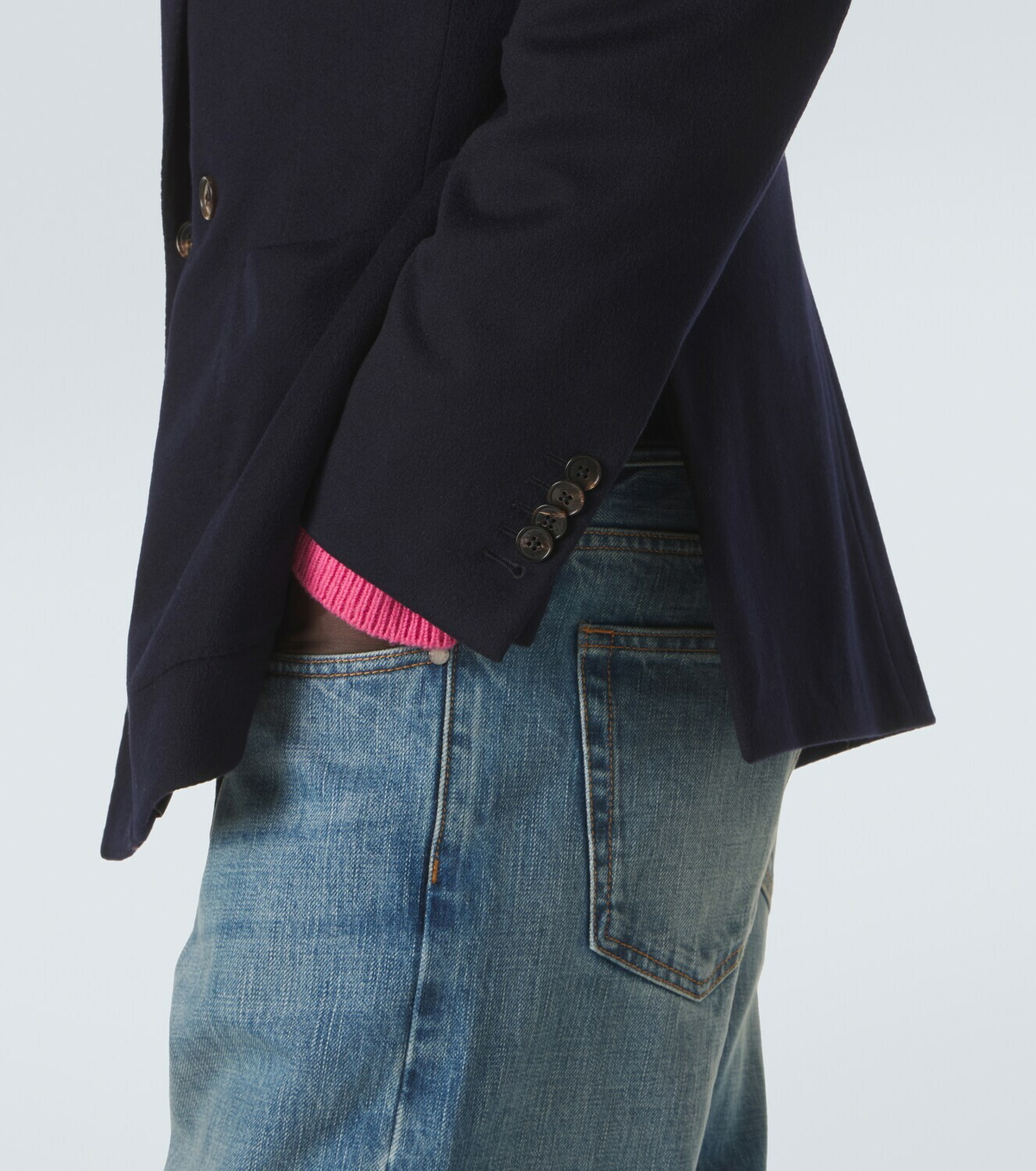 Umit Benan William double-breasted cashmere blazer