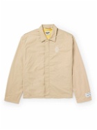 Gallery Dept. - Off Site Logo-Embroidered Cotton and Silk-Blend Jacket - Neutrals