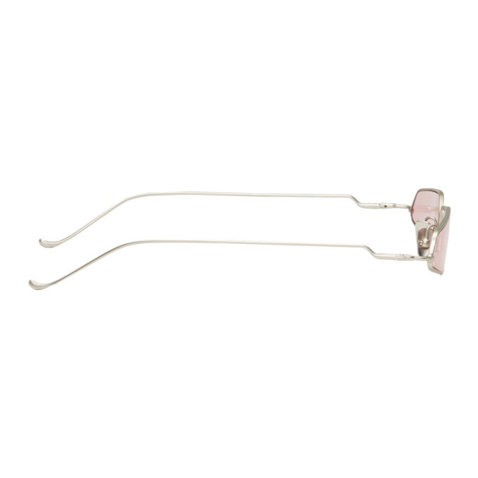 NOR Silver and Pink Dimensions Micro Sunglasses