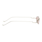 NOR Silver and Pink Dimensions Micro Sunglasses