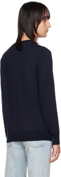 Isabel Marant Navy Intarsia Sweater