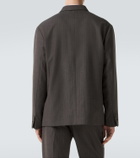 Our Legacy Halt striped wool and cotton blazer