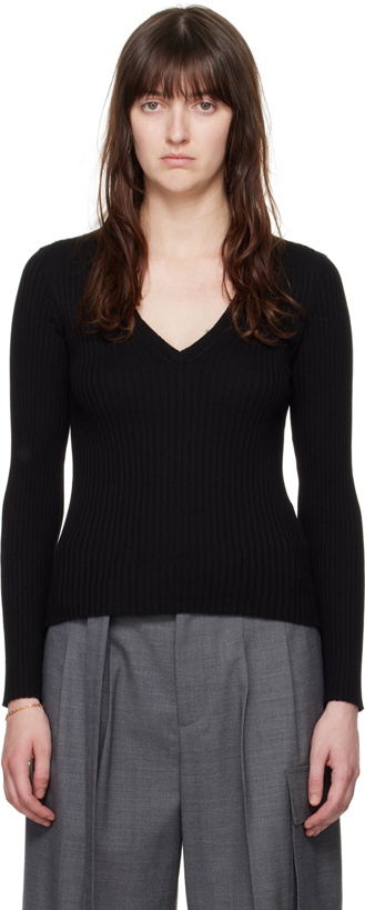 Photo: A.P.C. Black Katie Holmes Edition Camille Sweater