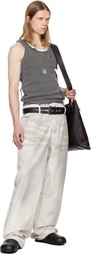 Alexander Digenova Gray Layered Tank Top