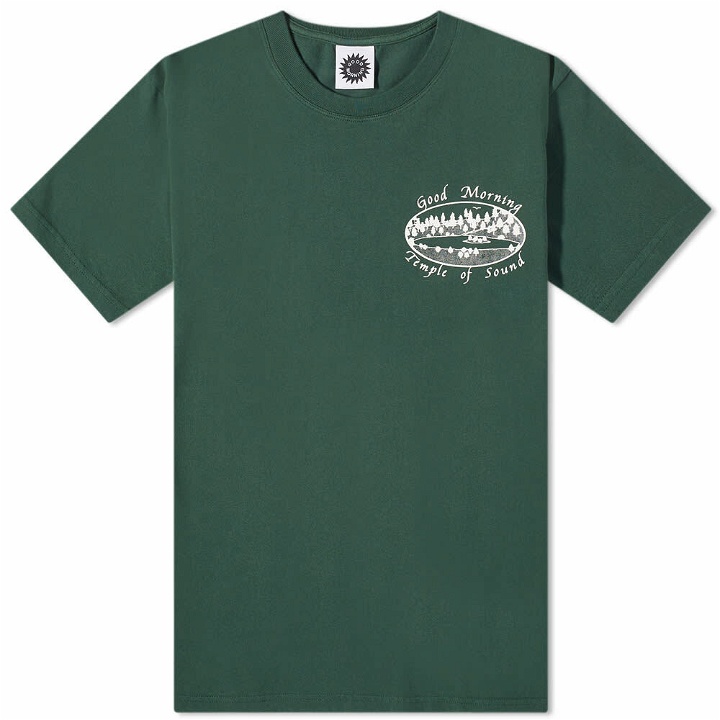 Photo: Good Morning Tapes Men's Temple Of Sound T-Shirt in Forest