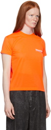 Balenciaga Orange Political Campaign Small Fit T-Shirt
